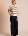 Women's The Zip Jumper, Neris Pearl and Sesame