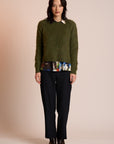 Women's Fluff Piece Jumper, Neris Moss