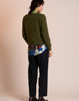 Women's Fluff Piece Jumper, Neris Moss