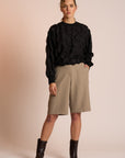 Women's BUBBLE TOP - Neris, Black