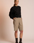 Women's BUBBLE TOP - Neris, Black