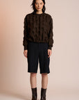 Women's Bubble Top, Neris Cacao