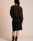 Women's Bubble Top, Neris Cacao