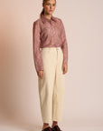 Women's The Edgy Shirt, Neris Rhubarb