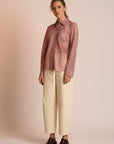 Women's The Edgy Shirt, Neris Rhubarb