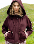 Women's In The Hood Jacket, Neris Raisin