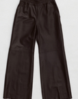 Women's Chicago Wide Leg Pant - Raw by Raw, Espresso Leather