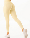RYDERWEAR NKD V Scrunch Leggings with pocket - Limoncello
