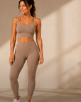THE FIT. COLLECTION Women's Allura Leggings – Taupe