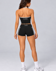Contrast Halter Singlet – Black