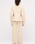 Zulu and Zephyr - Boucle Knit Women's Jumper - Coconut