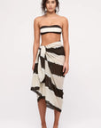 Zulu & Zephyr - Women's Sarong - Tie Dye Stripe