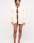 Zulu and Zephyr - Organic Denim Shirt Women's Jacket - Coconut