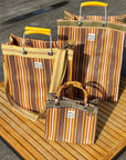 Muno - Recycled Nylon Tote - Sunset Stripe