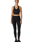 Tully Lou - Compression Active Pant Wide Waistband No Seam