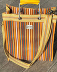 Muno - Recycled Nylon Tote - Sunset Stripe