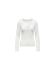 JACANDMOOKI - Women's Harlow Henley - Ivory
