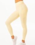 RYDERWEAR NKD V Scrunch Leggings with pocket - Limoncello