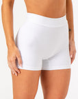 Women's RYDERWEAR NKD V Scrunch Pocket Shorts - Vanilla