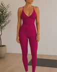 Second Skin Sculpt Women's Singlet –Berry Fuchsia